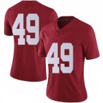 NCAA Women's Alabama Crimson Tide #49 Julian Lowenstein Stitched College Nike Authentic No Name Crimson Football Jersey FC17J88ZS
